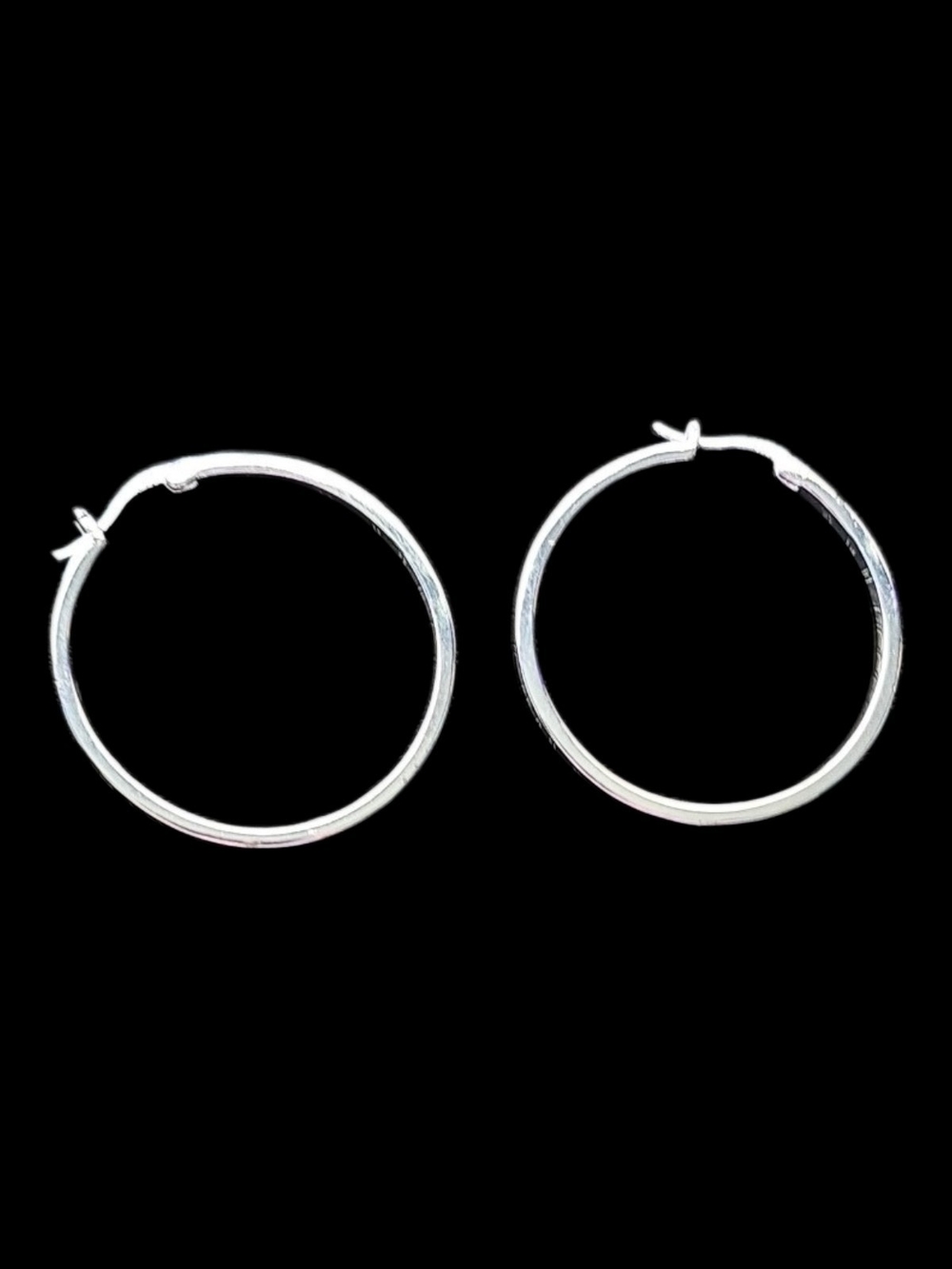 Classic Silver Hoop Earrings — Sleek Everyday Hoops